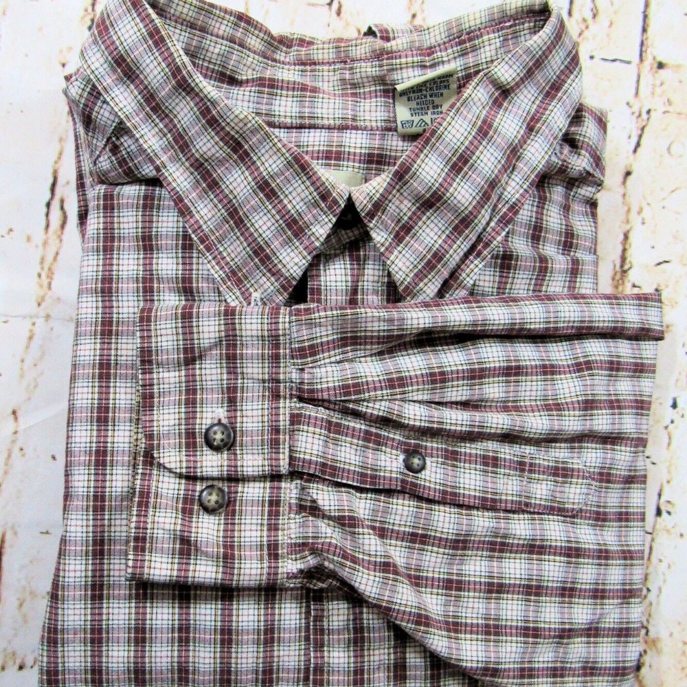 IZOD Button Front Shirt Size XL 100% Cotton
